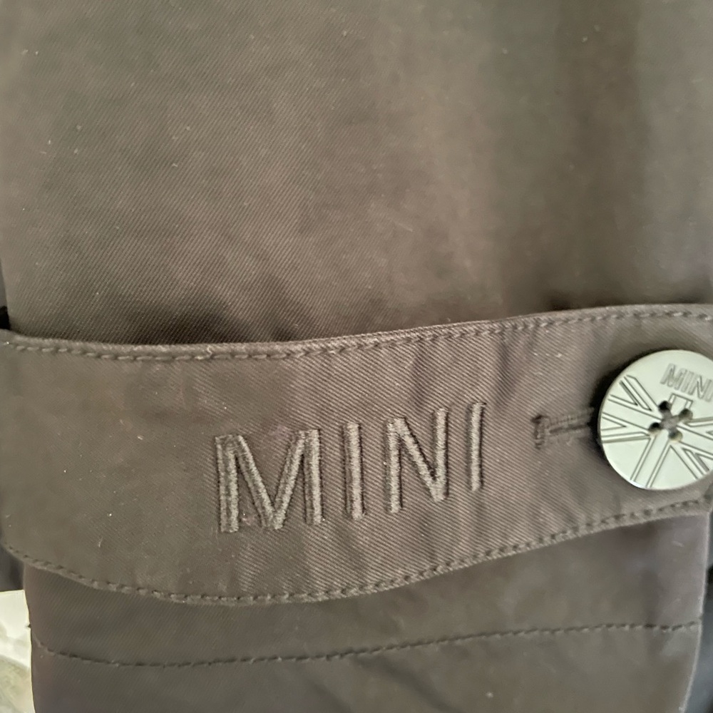 Women’s Black-BRITISH RACING INTERIOR MINI COOPER COAT. Two inside pockets - Picture 10 of 15